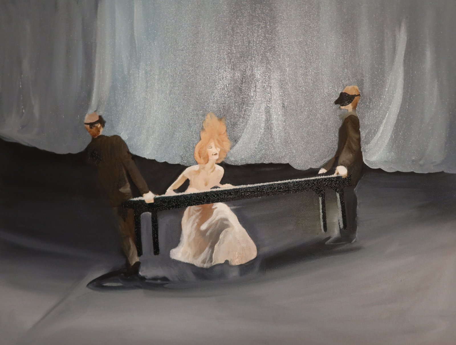 Final Verdict, oil painting by Natalie Nagel