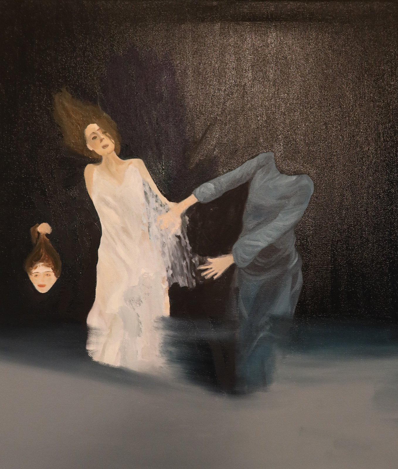 Rebuke, oil painting by Natalie Nagel