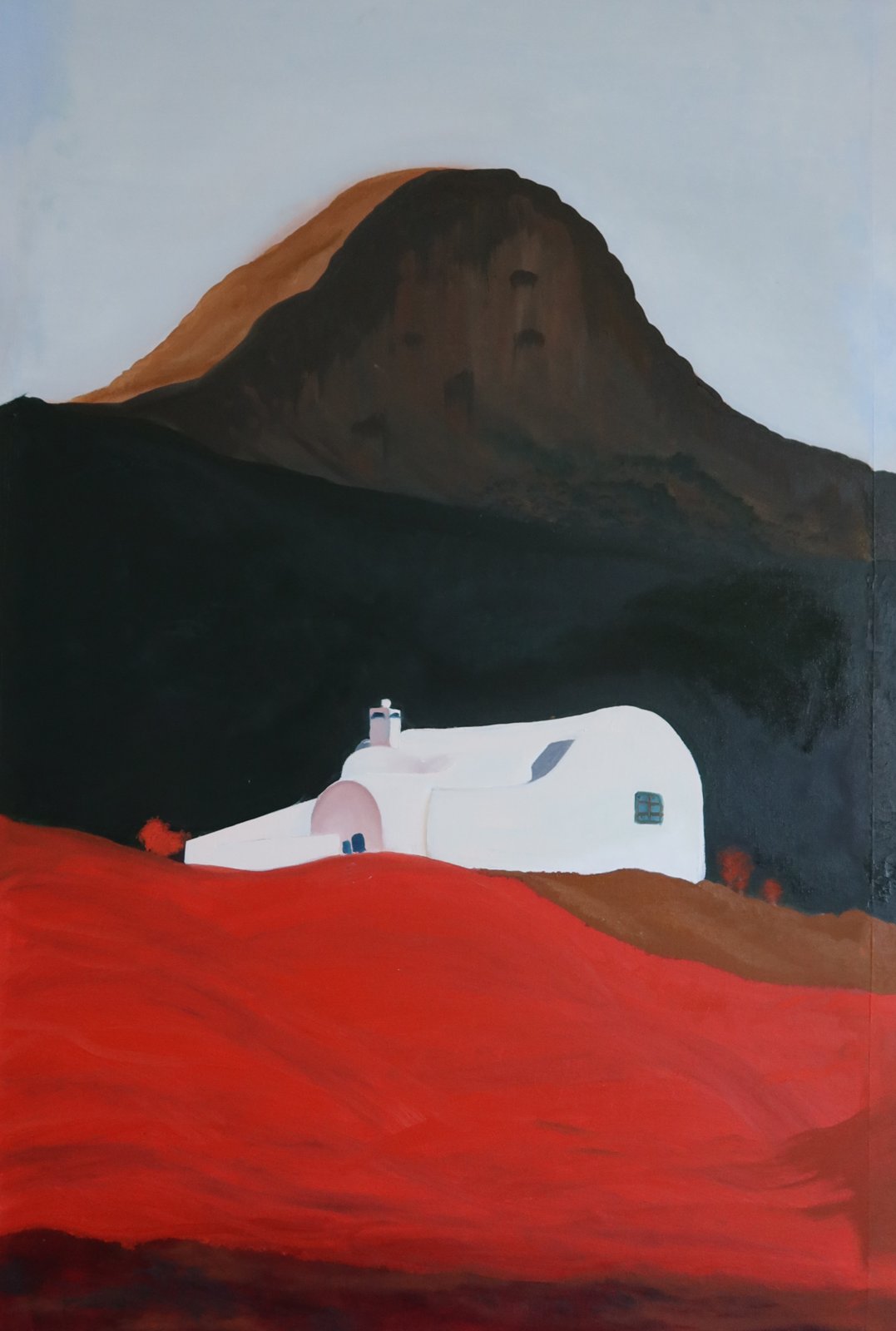 Mountain, oil painting by Natalie Nagel