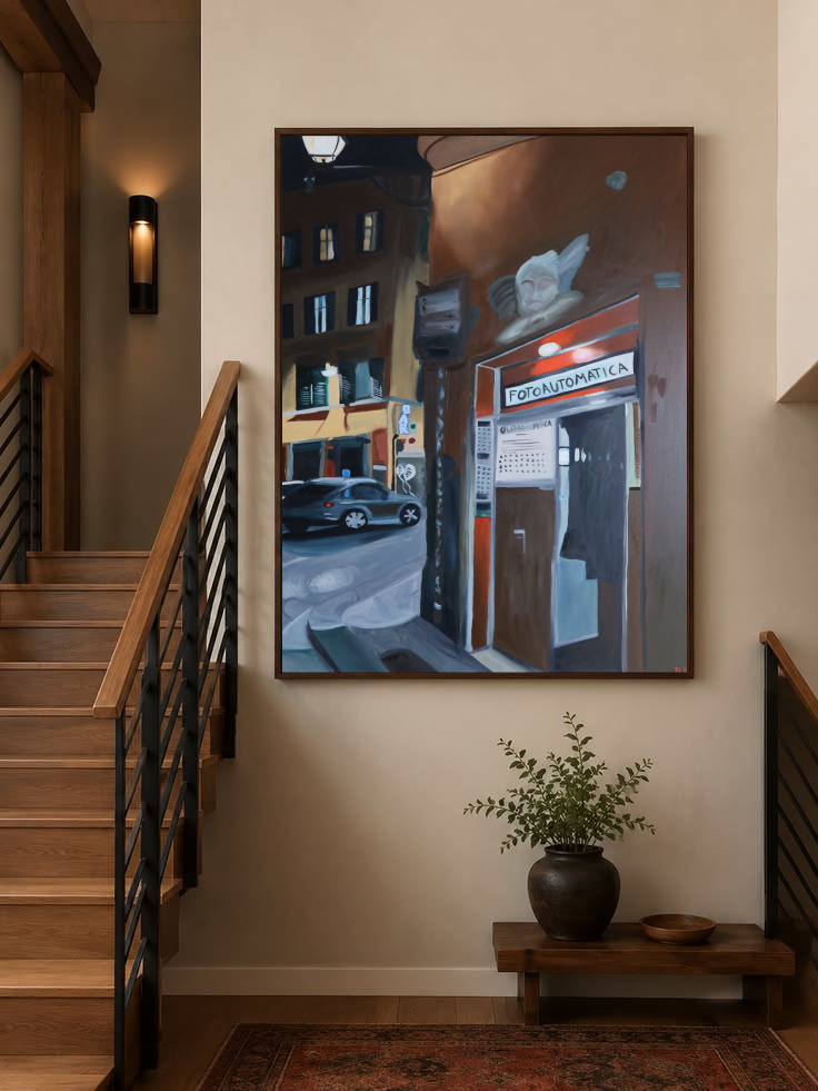 Fotoautomatica, oil painting by Natalie Nagel